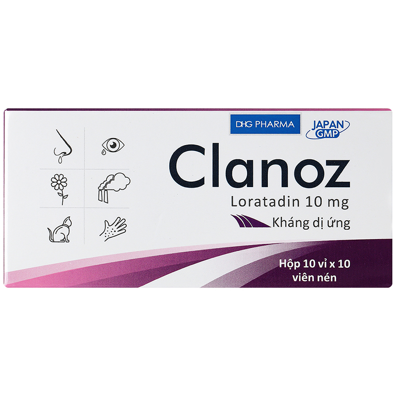 Clanoz 10mg trị các triệu chứng viêm mũi dị ứng, mày đay - 18